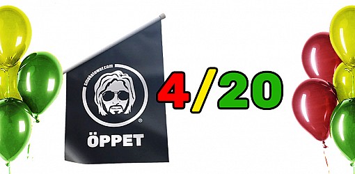 Fira 4/20 med oss!