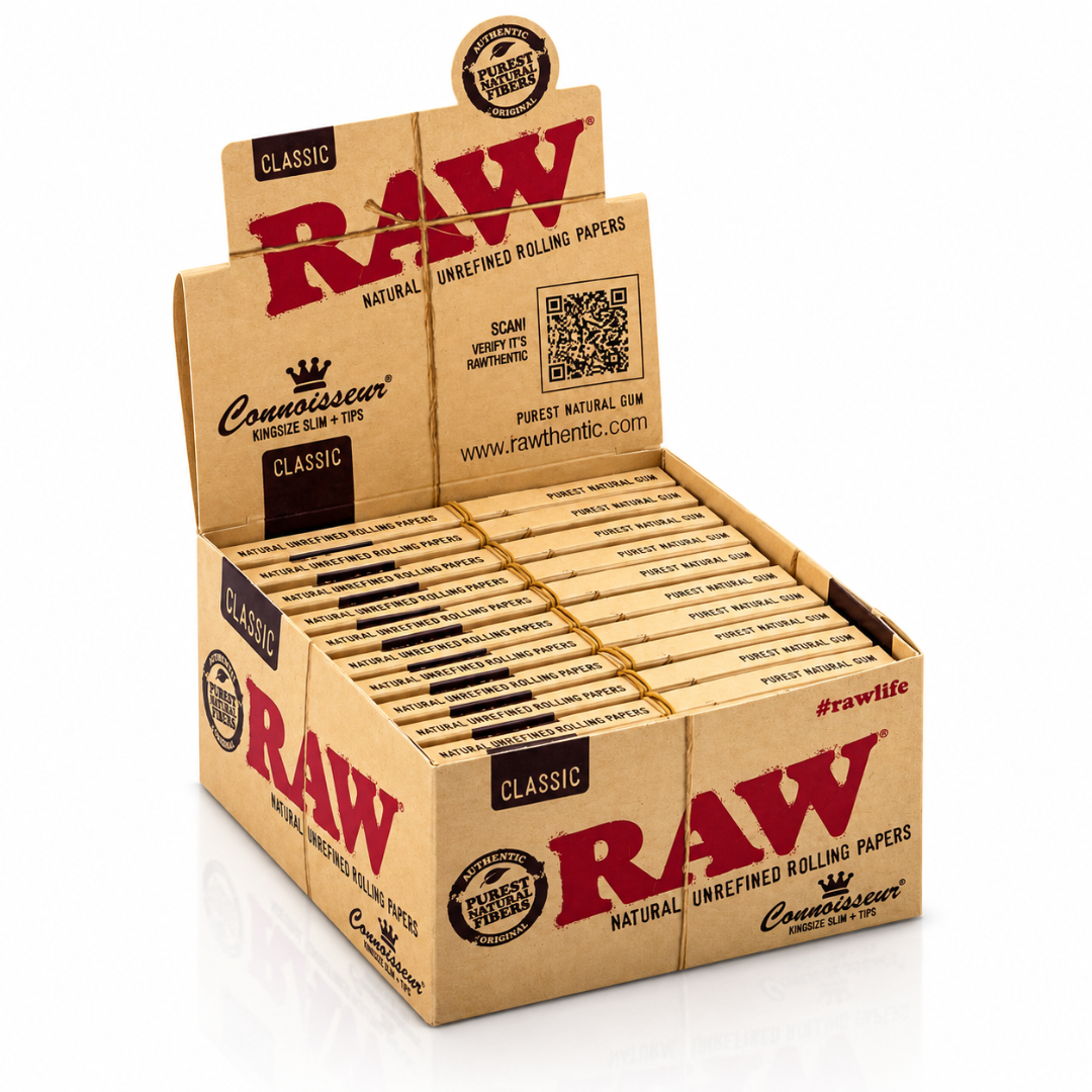 RAW | Classic Connoisseur Slim King Size + Tips