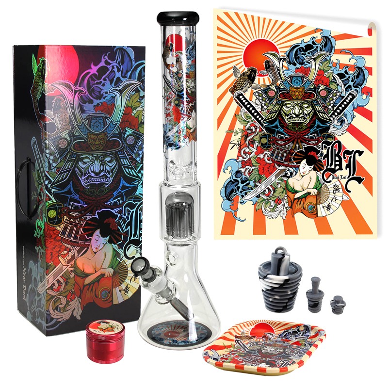 Black Leaf | Boxed Bong Ronin + Geisha (50cm)