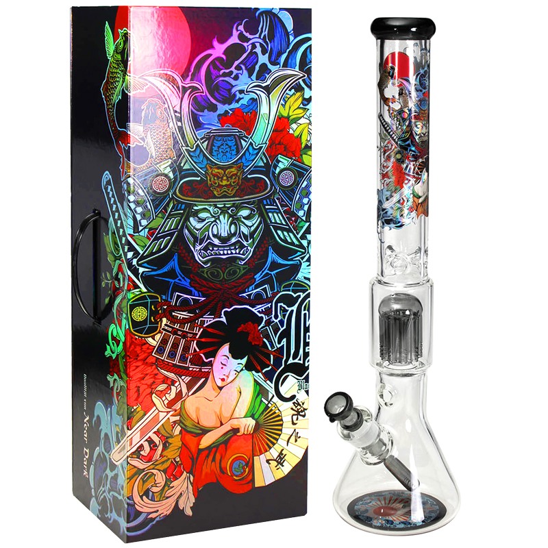 Black Leaf | Boxed Bong Ronin + Geisha (50cm)
